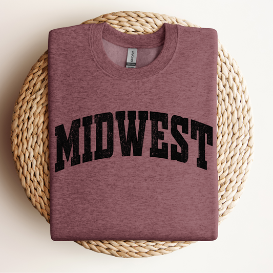 Midwest (distressed, black)